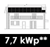 Fotovoltaico 7,7 kWp